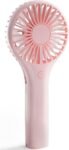Portable Mini Fan - Powerful Personal Handheld Fan with 3 Speeds, Cute and Small, USB Rechargeable for Travel/Lash/Makeup/Outdoor/Home, Pink